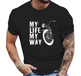 T-SHIRT My Life My Way cotton point προσφορά 8,90€