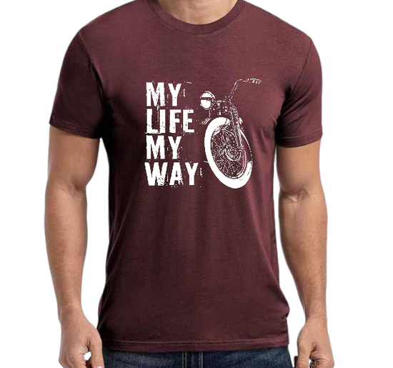 T-SHIRT My Life My Way cotton point προσφορά 8,90€