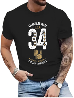 T-SHIRT Legendary team 34  cotton point προσφορά 8,90€