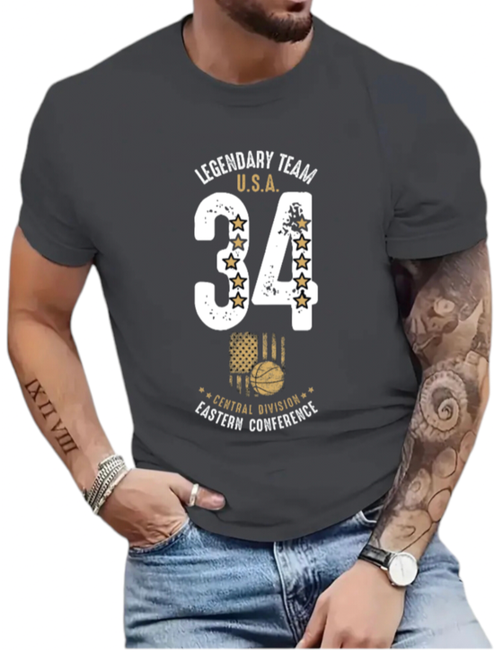 T-SHIRT Legendary team 34  cotton point προσφορά 8,90€