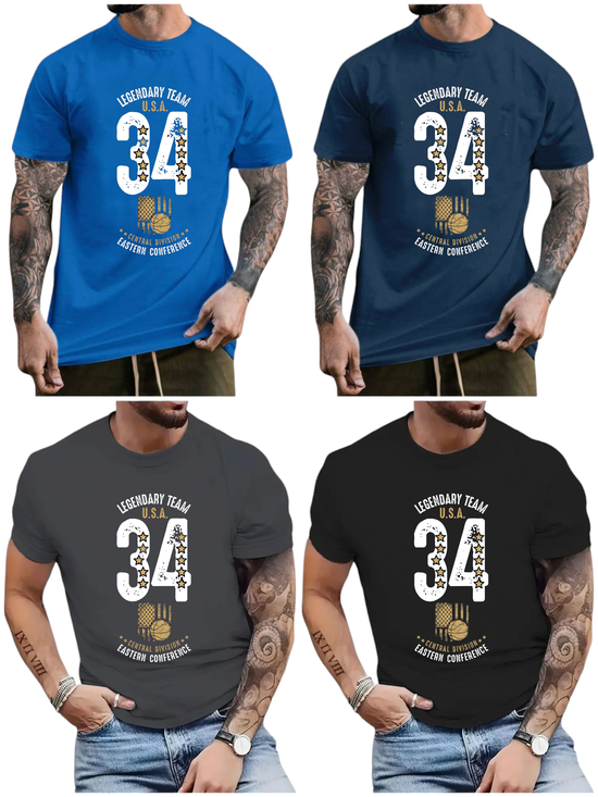 T-SHIRT Legendary team 34  cotton point προσφορά 8,90€