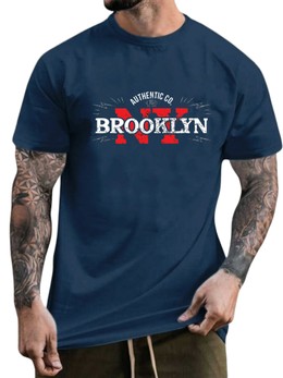 T-SHIRT Brooklyn Authentic  cotton point προσφορά 8,90€