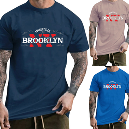 T-SHIRT Brooklyn Authentic  cotton point προσφορά 8,90€