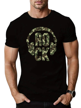 T-SHIRT Rock Headphones cotton point προσφορά 8,90€