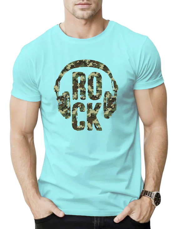 T-SHIRT Rock Headphones cotton point προσφορά 8,90€