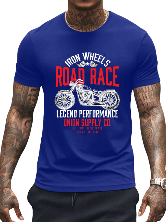 T-SHIRT Road Race  cotton point προσφορά 8,90€