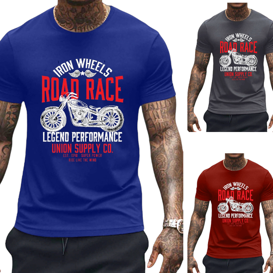 T-SHIRT Road Race  cotton point προσφορά 8,90€