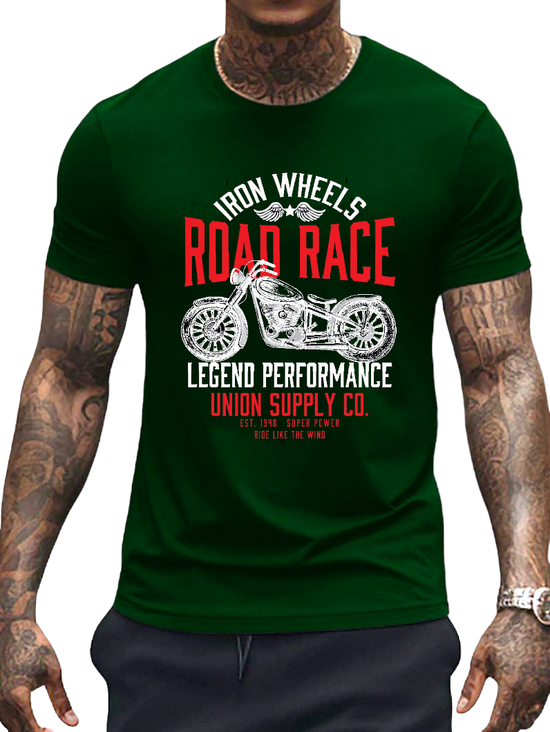 T-SHIRT Road Race cotton point προσφορά 8,90€