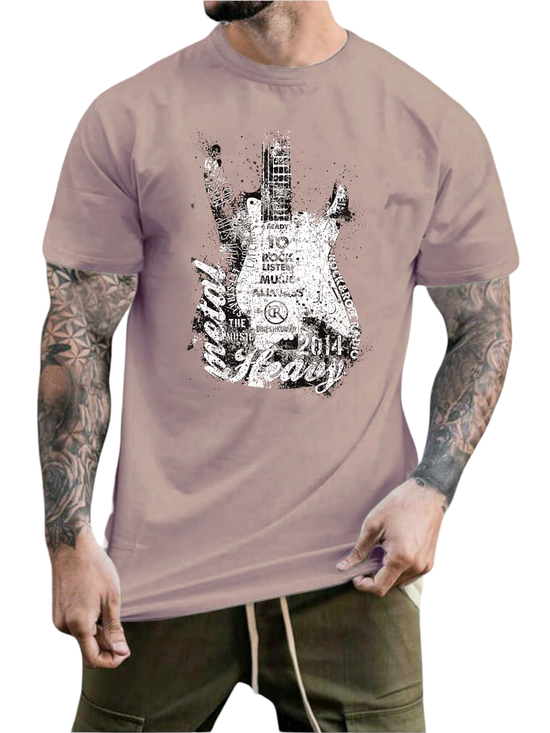 T-SHIRT Guitar cotton point προσφορά 8,90€