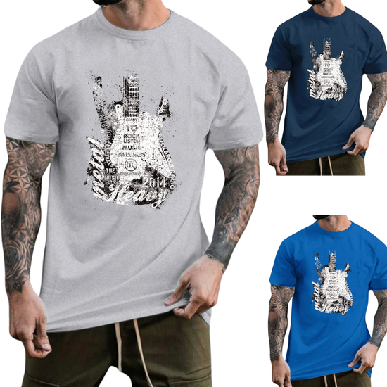 T-SHIRT Guitar cotton point προσφορά 8,90€