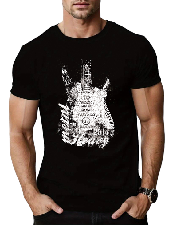 T-SHIRT Guitar cotton point προσφορά 8,90€