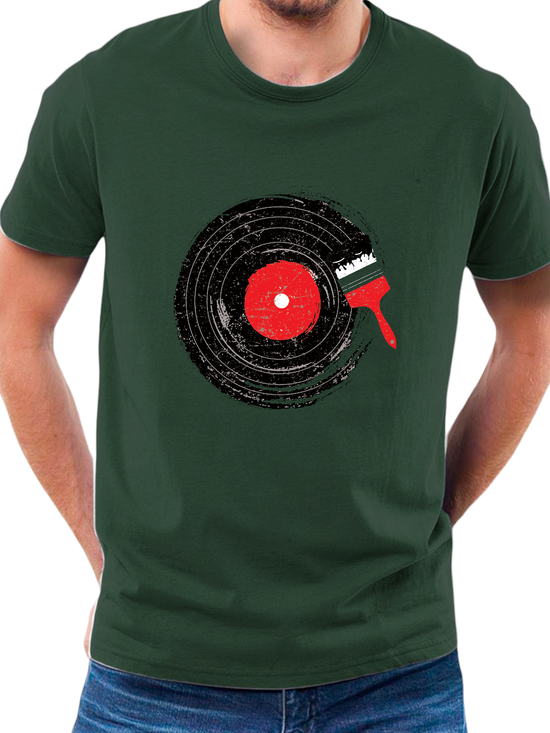 T-SHIRT classic Disk Vinyl  cotton point προσφορά 8,90€