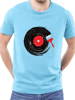 T-SHIRT classic Disk Vinyl  cotton point προσφορά 8,90€