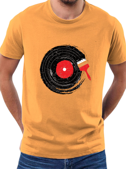 T-SHIRT classic Disk Vinyl cotton point προσφορά 8,90€