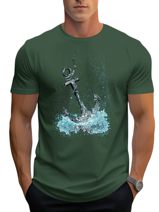 T-SHIRT Anchor  cotton point προσφορά 8,90€