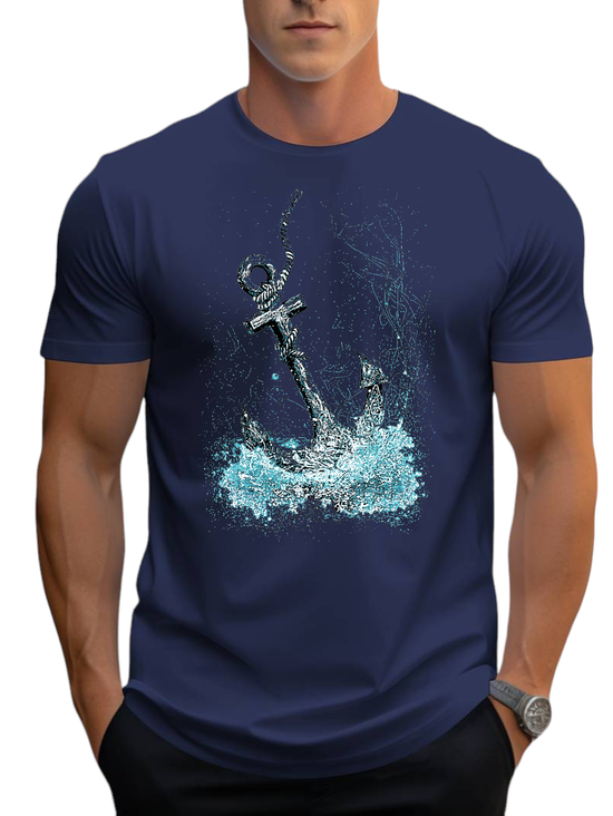 T-SHIRT Anchor  cotton point προσφορά 8,90€