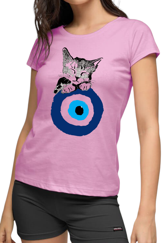 Μπλούζα μακό λαιμόκοψη Kitten's Eye προσφορά 7,90€