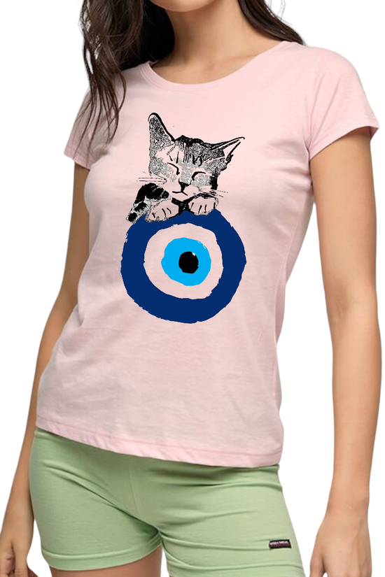 Μπλούζα μακό λαιμόκοψη Kitten's Eye προσφορά 7,90€