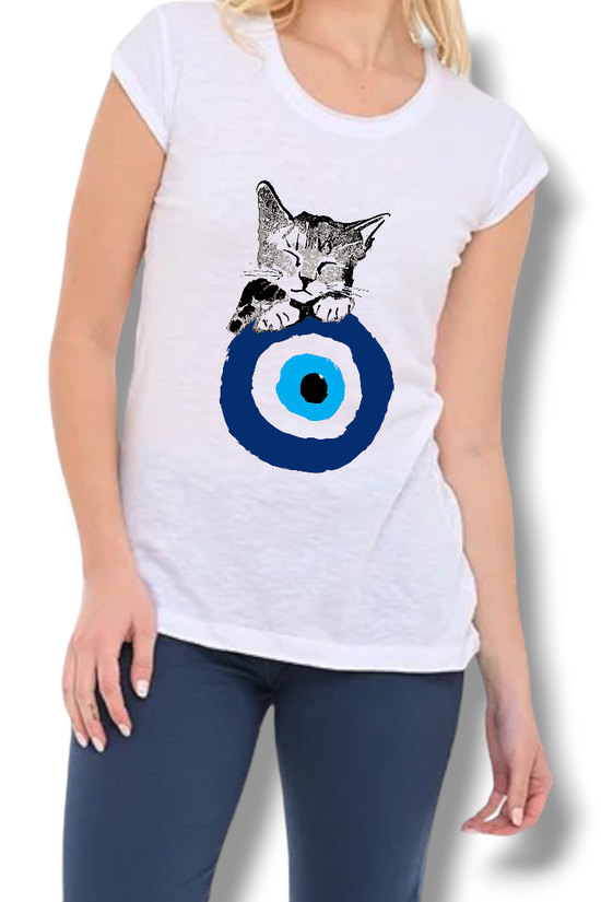 Μπλούζα μακό λαιμόκοψη Kitten's Eye προσφορά 7,90€