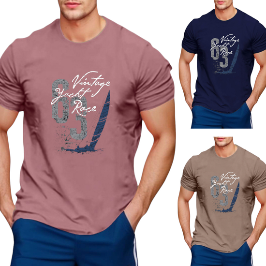 T-SHIRT 63 yachts race cotton point προσφορά 8,90€