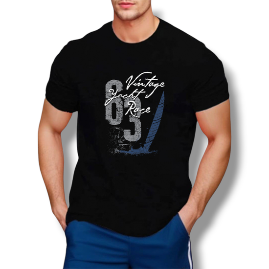 T-SHIRT 63 yachts race cotton point προσφορά 8,90€