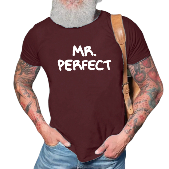 T-SHIRT Mr Perfect cotton point προσφορά 8,90€