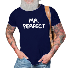 T-SHIRT Mr Perfect cotton point προσφορά 8,90€