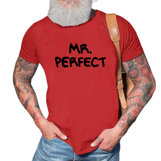 T-SHIRT Mr Perfect cotton point προσφορά 8,90€