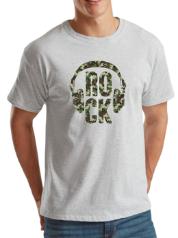 T-SHIRT Rock Headphones cotton point προσφορά 8,90€