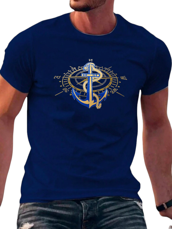 T-SHIRT Combass cotton point προσφορά 8,90€