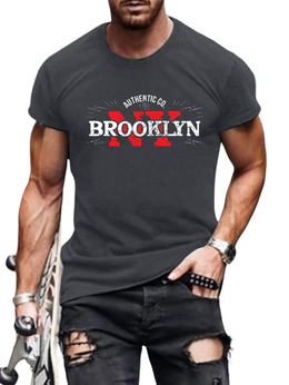 T-SHIRT Brooklyn Authentic cotton point προσφορά 8,90€