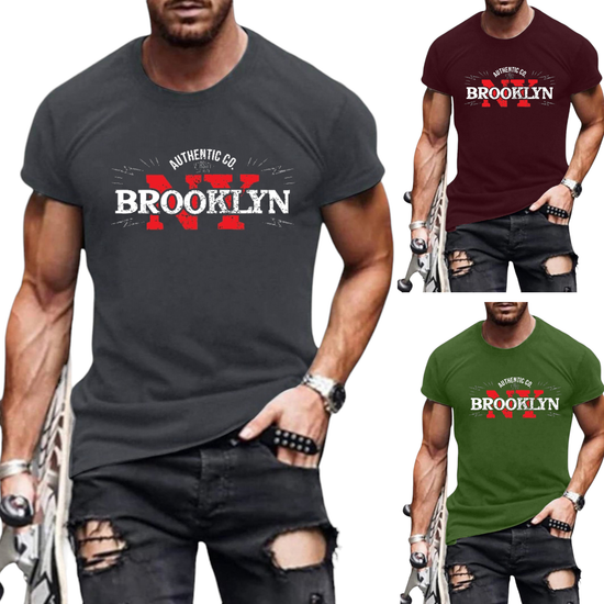 T-SHIRT Brooklyn Authentic cotton point προσφορά 8,90€