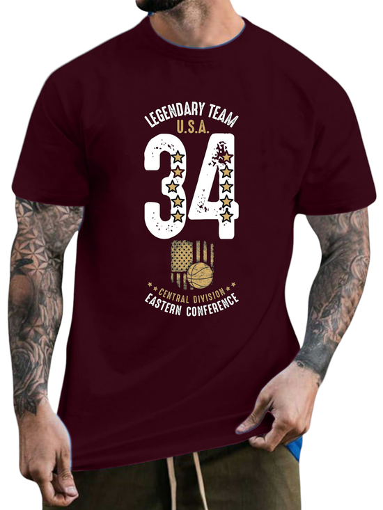 T-SHIRT Legendary team 34 cotton point προσφορά 8,90€