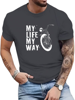 T-SHIRT My Life My Way cotton point προσφορά 8,90€