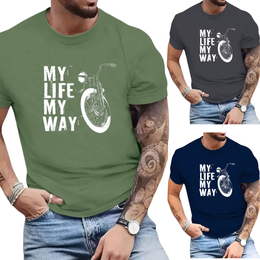 T-SHIRT My Life My Way cotton point προσφορά 8,90€