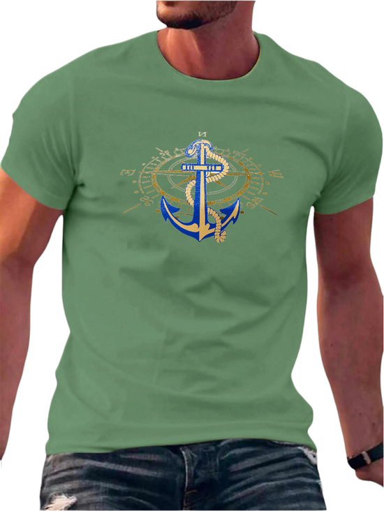 T-SHIRT Combass cotton point προσφορά 8,90€