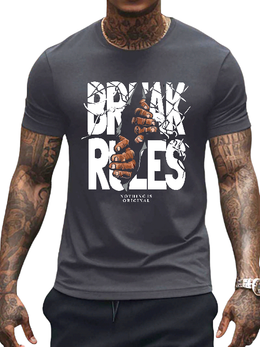 T-SHIRT Break Rules  cotton point προσφορά 8,90€