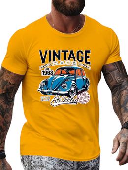 T-SHIRT Vintage Scarab cotton point προσφορά 8,90€