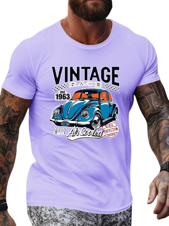 T-SHIRT Vintage Scarab cotton point προσφορά 8,90€