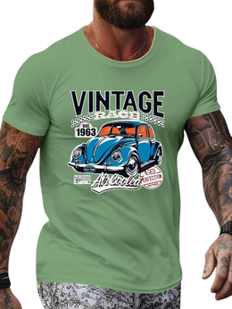 T-SHIRT Vintage Scarab cotton point προσφορά 8,90€