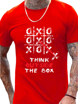 T-SHIRT Think out side the Box  cotton point προσφορά 8,90€