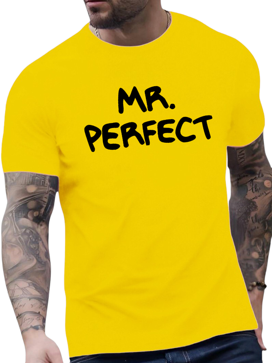 T-SHIRT Mr Perfect cotton point προσφορά 8,90€