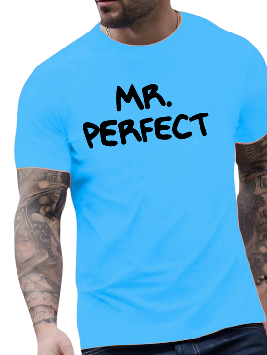 T-SHIRT Mr Perfect cotton point προσφορά 8,90€