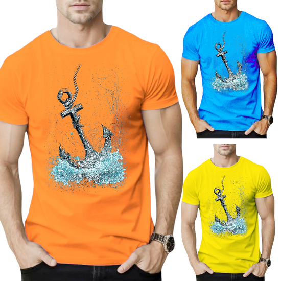 T-SHIRT Anchor cotton point προσφορά 8,90€