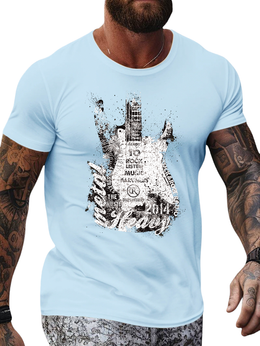 T-SHIRT Guitar cotton point προσφορά 8,90€