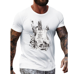 T-SHIRT Guitar cotton point προσφορά 8,90€