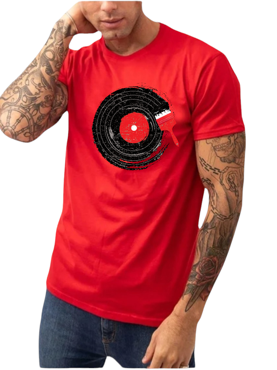 T-SHIRT classic Disk Vinyl cotton point προσφορά 8,90€