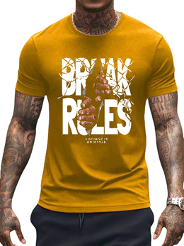 T-SHIRT Break Rules cotton point προσφορά 8,90€