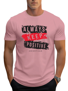 T-SHIRT Always Keep Positive cotton point προσφορά 8,90€