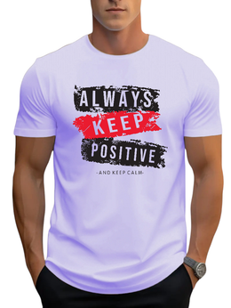 T-SHIRT Always Keep Positive cotton point προσφορά 8,90€